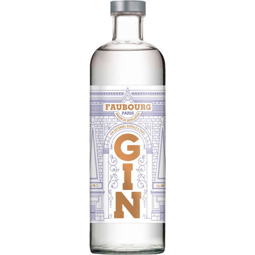 Faubourg Paris gin artisanal 70cl