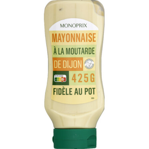 Monoprix Mayonnaise à la moutarde de Dijon 430g