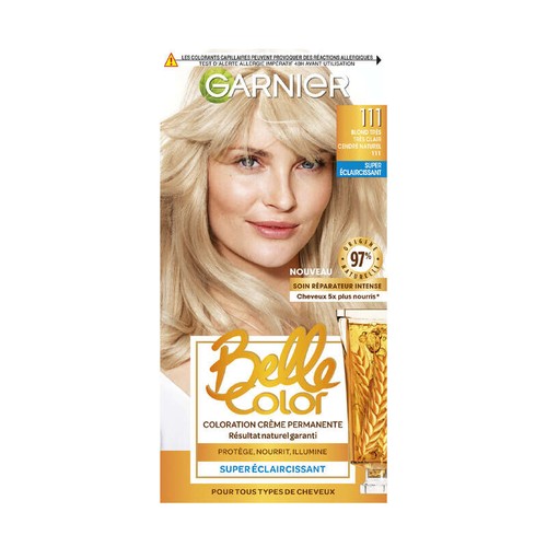Belle Color Coloration Eclaircissant 111 Blond Très Très Clair Cendré