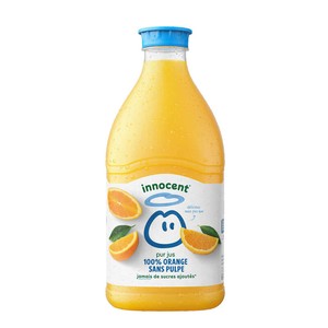 Promo Pur Jus 100% Orange Avec Pulpe Format Spécial "Innocent" Chez E.Leclerc