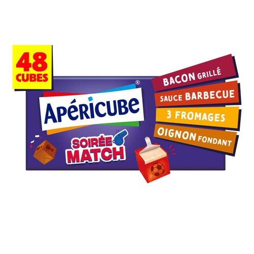 Apéricube soirée match x48 cubes 250g