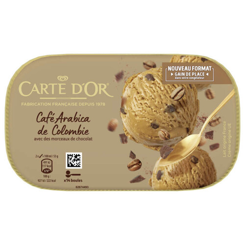 Carte d'Or Crème Glacée Café Arabica 374gr