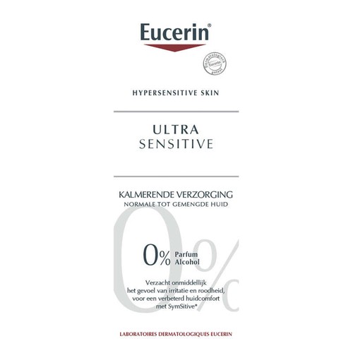 Eucerin Ultra Sensible Soin Apaisant Peau Normale à Mixte 50ml