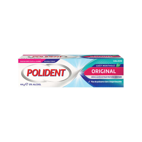 Polident Crème Fixative Original 0% 44g