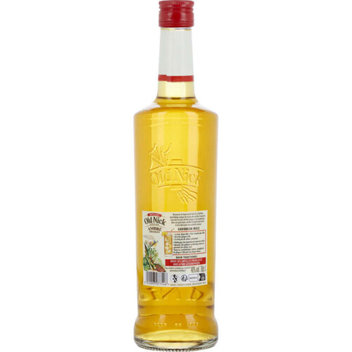 Old Nick ambré des ïles rhum traditionnel 70 cl