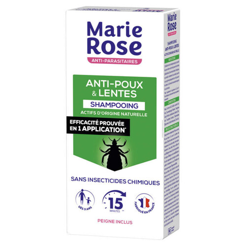 Marie Rose Shampooing Anti Poux Et Lentes 12,5 cl