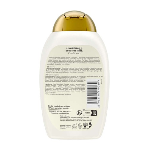 OGX Après-Shampooing Nourrissant au Lait De Coco 385ml