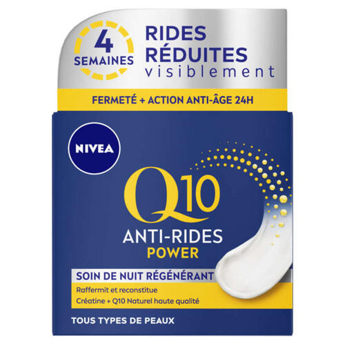Nivea Soin De Nuit Q10 Plus Anti-Rides 50Ml