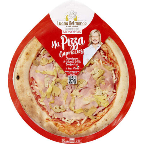 Luana Belmondo x Monoprix Pizza Capricciosa 400g