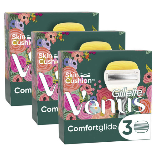 Gillette Venus comfortglide 3x3 recharges