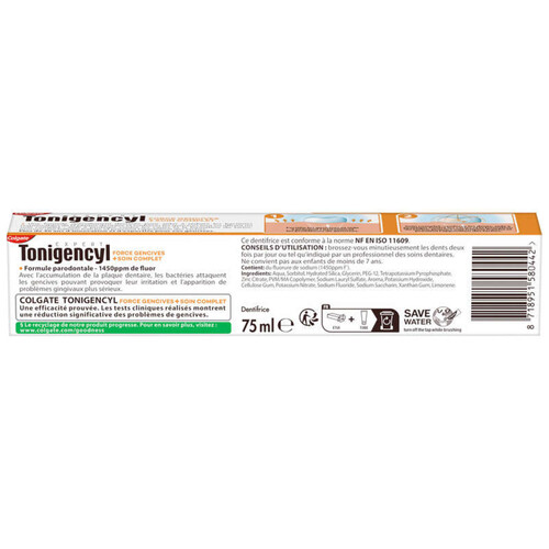 Colgate Dentifrice Tonigencyl expert plus protection complete 75ml