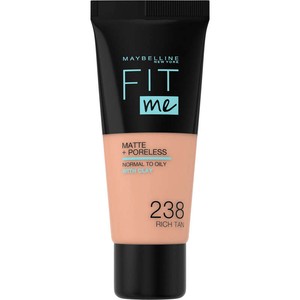 Maybelline New York Fit Me! Fond De Teint Liquide Matte + Poreless Bronze Doré 30 ml