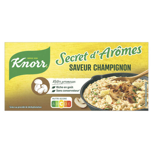 Knorr Bouillon Secret d'Arômes Saveur Champignon 100g