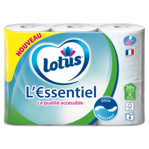 Lotus Papier toilette L'€ssentiel x6