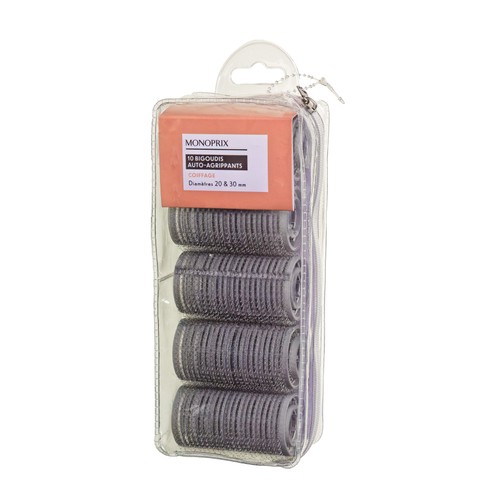 Monoprix 10 Bigoudis autoagrippant x5