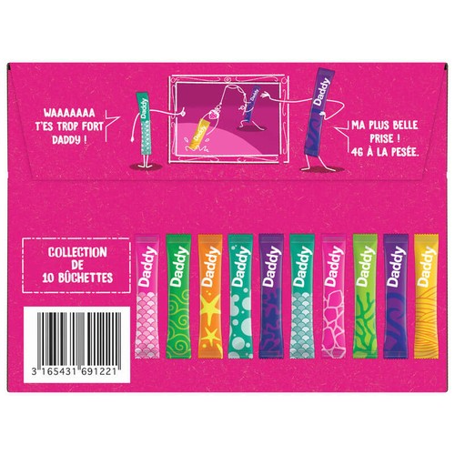 Daddy Disctributrice Buchettes 480g