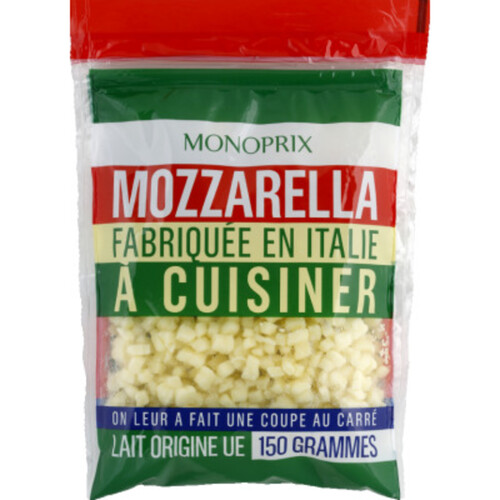 Monoprix cossettes mozzarella 150g