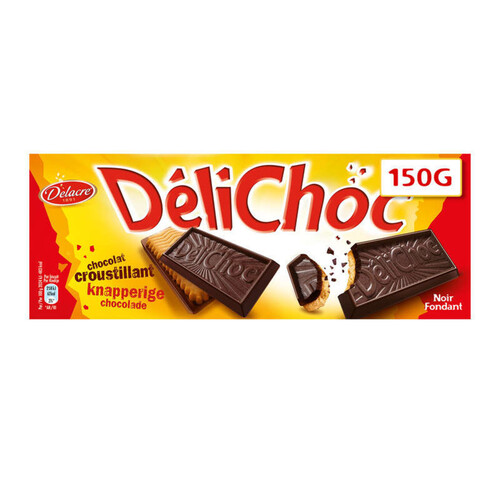 Delacre Biscuits croustillants au chocolat noir 150g