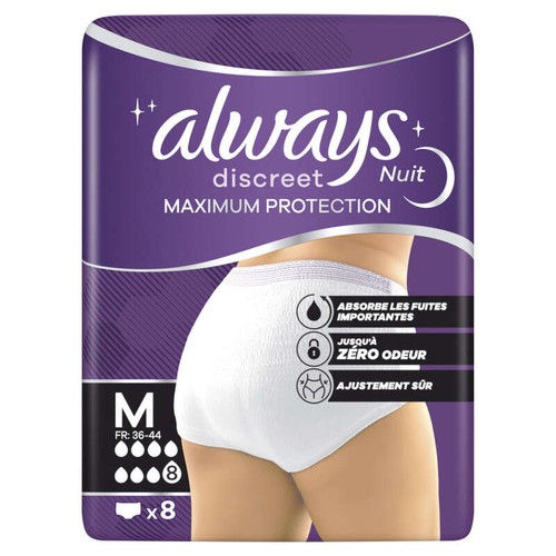 Always Discreet Culottes Protection Maximale Taille M x32