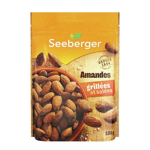 Seeberger Amandes Grillées, Salées 150G