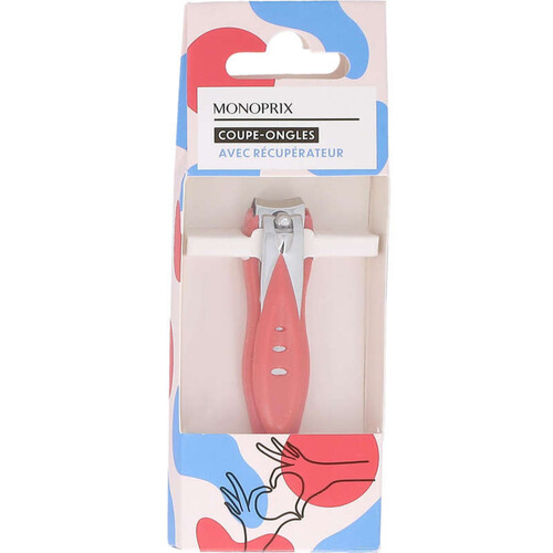 Monoprix Coupe-ongles récupérateur rose