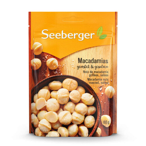 Seeberger Noix de macadamia grillées et salées 80g