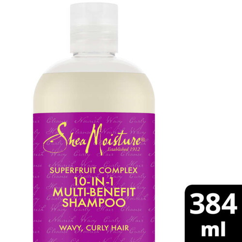 Shea Moisture shampoing superfruit 10 en 1 multi bénéfices 384ml
