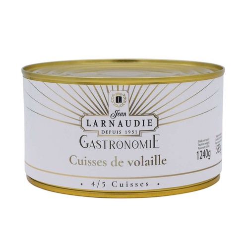 Jean Larnaudie gastronomie cuisses de volaille boîte 4/5 1240g