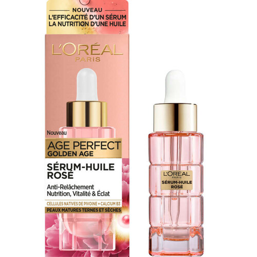 L'Oréal Paris Age Perfect Golden Age Sérum Huile Rosé Anti-Relâchement 30ml