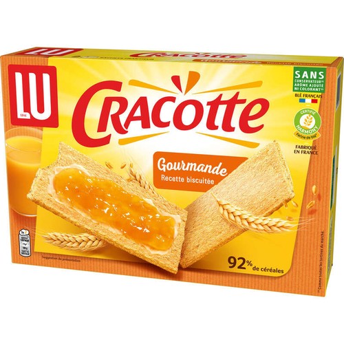 Lu Cracottes Biscottes Gourmandes 250g