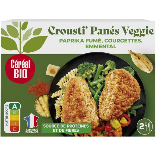 Céréal Bio Panés Veggie Courge Emmental 160g