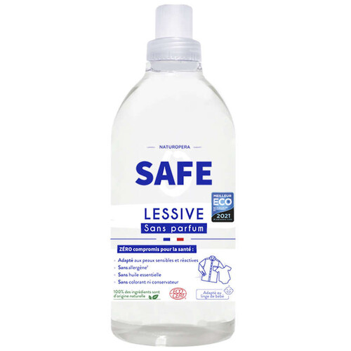 [Par Naturalia] Safe Lessive Universelle Ultra Douceur Safe (Sans Parfum) 1L
