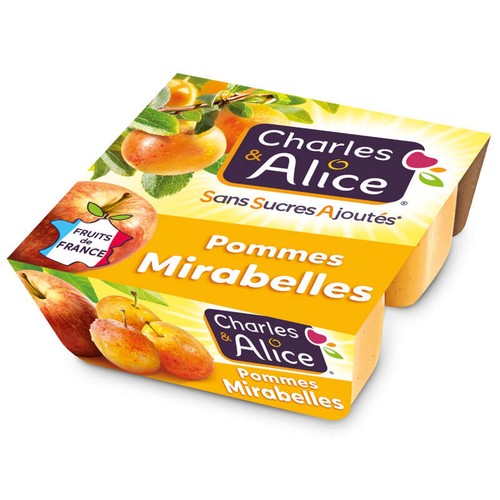 Charles & Alice Pommes Mirabelles De Lorraine 4x97g