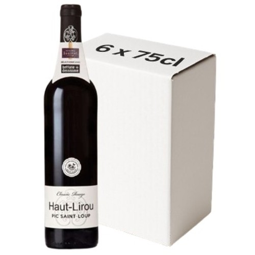Domaine Haut Lirou Languedoc Pic-Saint-Loup A.O.P. Rouge Carton 6x75cl