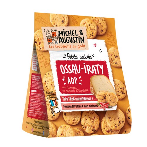 Michel & Augustin Sablés apéritif Ossau Iraty AOP 100g
