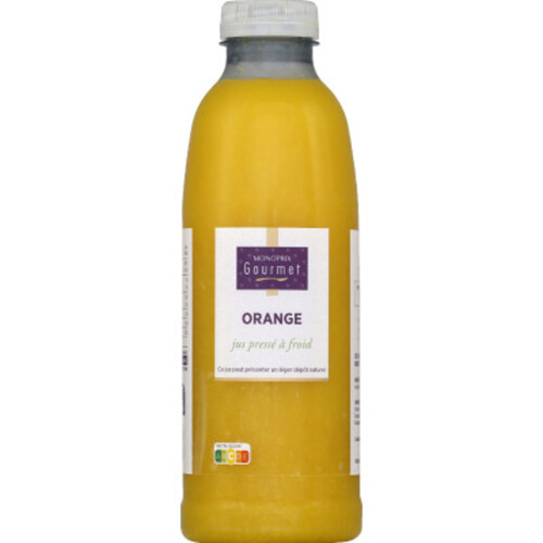 Monoprix Gourmet Jus d’orange Pressé à Froid 75cl