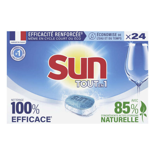 Sun Tablettes Lave-Vaisselle Tout En 1 Classic x24