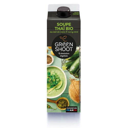 Green Shoot Soupe Courgette Lait De Coco & Curry Vert Bio