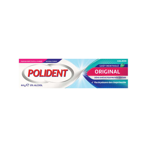 Polident Crème Fixative Original 0% 44g