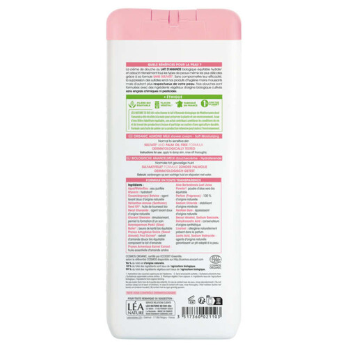 SO'BiO Étic Crème Douche Hydratant au Lait d'Amande 650ml