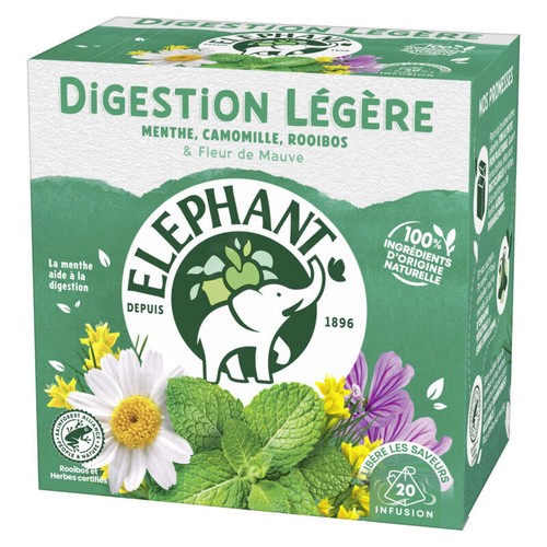 Eléphant Infusion Digestion Légère x20 32g