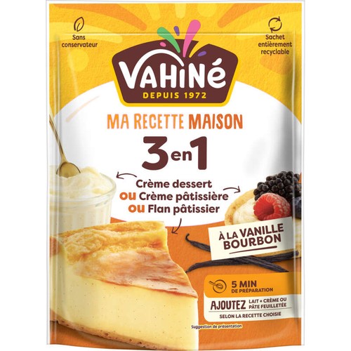 Vahiné Préparation 3 en 1 Vanille 300g