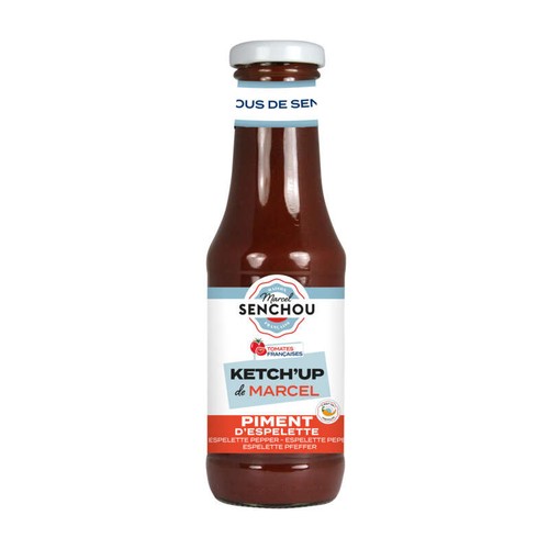 Senchou Ketchup tomate au piment d'espelette 360g