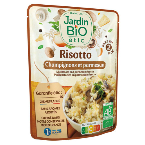 Jardin Bio risotto champignon et parmesan 220g