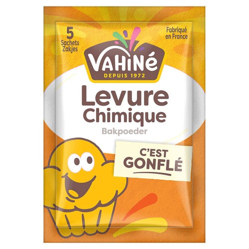 Vahiné Levure Chimique 5 Sachets 55g