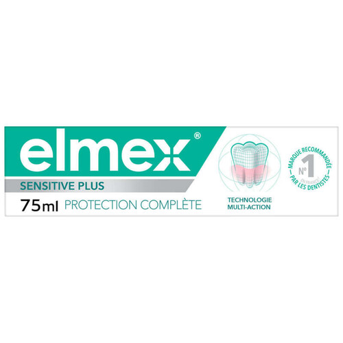 Elmex Sensitive Plus Dentifrice Protection Complète 75ml