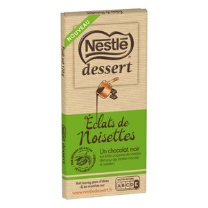 Nestlé Dessert Chocolat Noir Éclats De Noisettes 170g