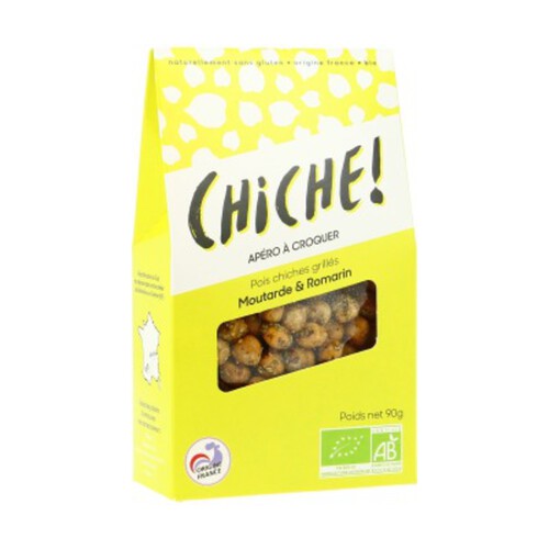 [Par Naturalia] Chiche Pois Chiches Grillés Moutarde & Romarin Bio 90g