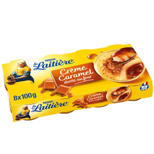 La Laitière Crème caramel 8x100g