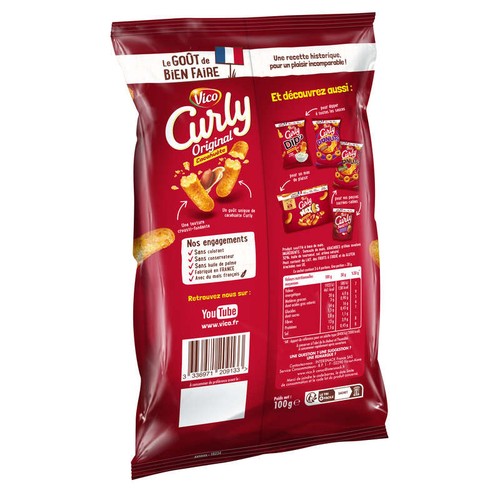 Curly Cacahuete L'Original 100g 